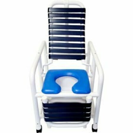 MOR-MEDICAL INTERNATIONAL Mor Medical International Deluxe Reclining Shower Chair, Footrest, 335 lb. Capacity DNE-REC-335-FF-LR-PAIL